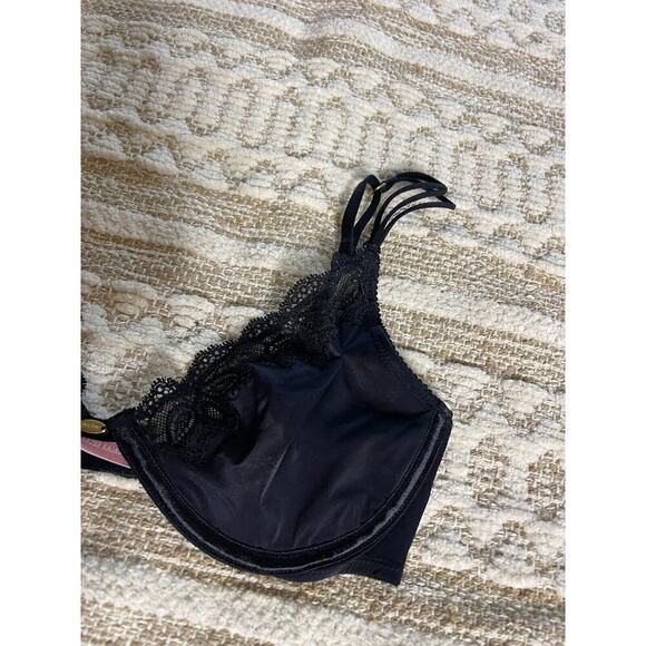 Victorias Secret Bra 34C Black Underwire Very Sexy Lace Trim NEW NWT - Picture 3 of 6